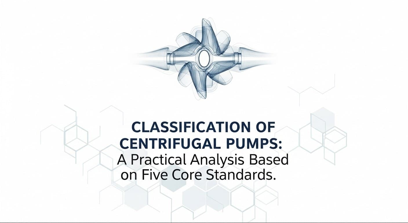 Classification of Centrifugal Pumps: A Practical Analysis Based on Five Core Standards