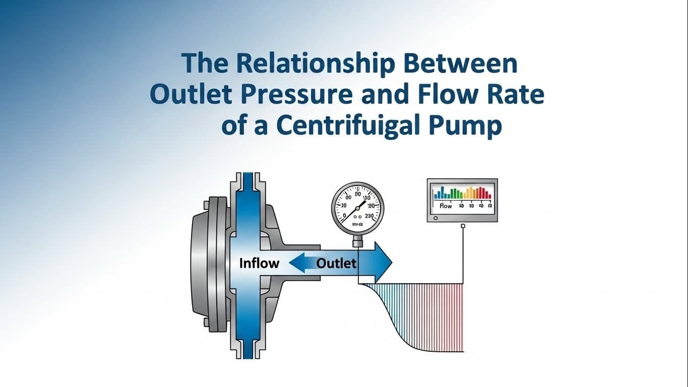 The Relationship Between the Outlet Pressure and Flow Rate of a Centrifugal Pump