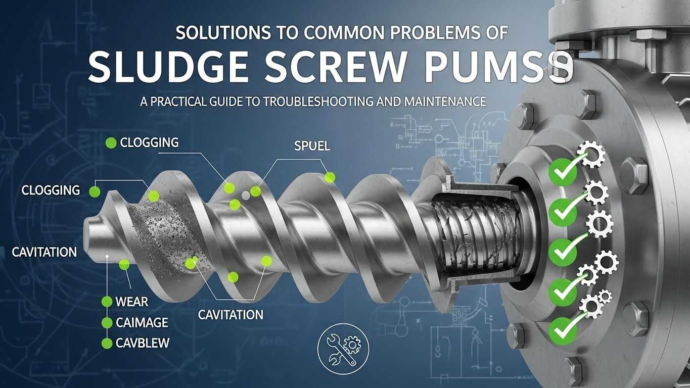 Solutions to Common Problems of Sludge Screw Pumps