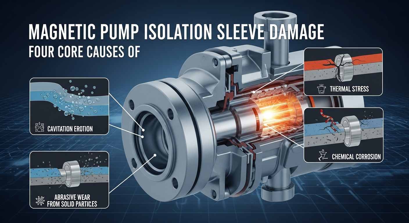 Four Core Causes of Magnetic Pump Isolation Sleeve Damage