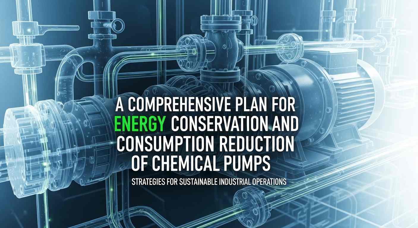 A Comprehensive Plan for Energy Conservation and Consumption Reduction of Chemical Pumps