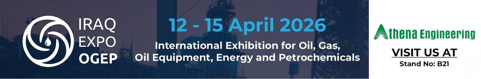 Join Athena Engineering & Omron Tech Pumps at IRAQ EXPO OGEP 2026