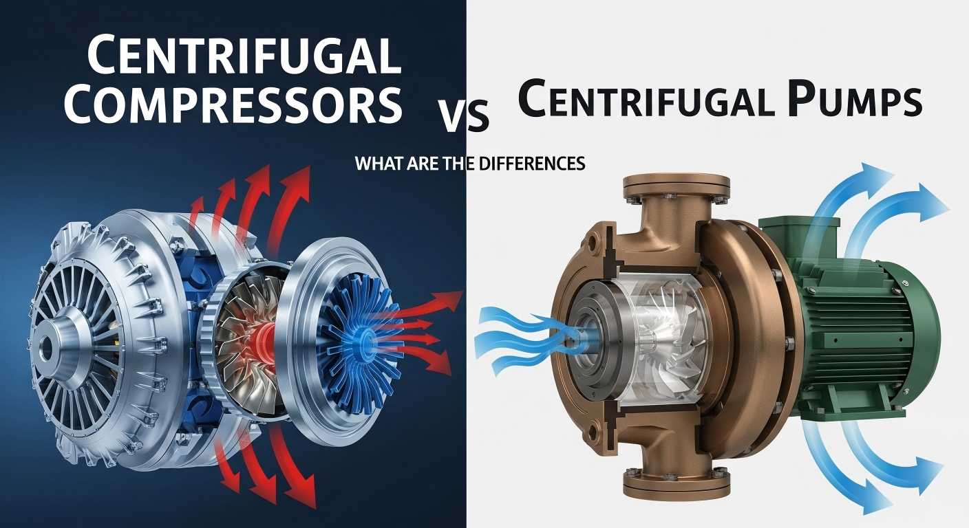 Centrifugal Compressors vs Centrifugal Pumps: What Are the Differences?