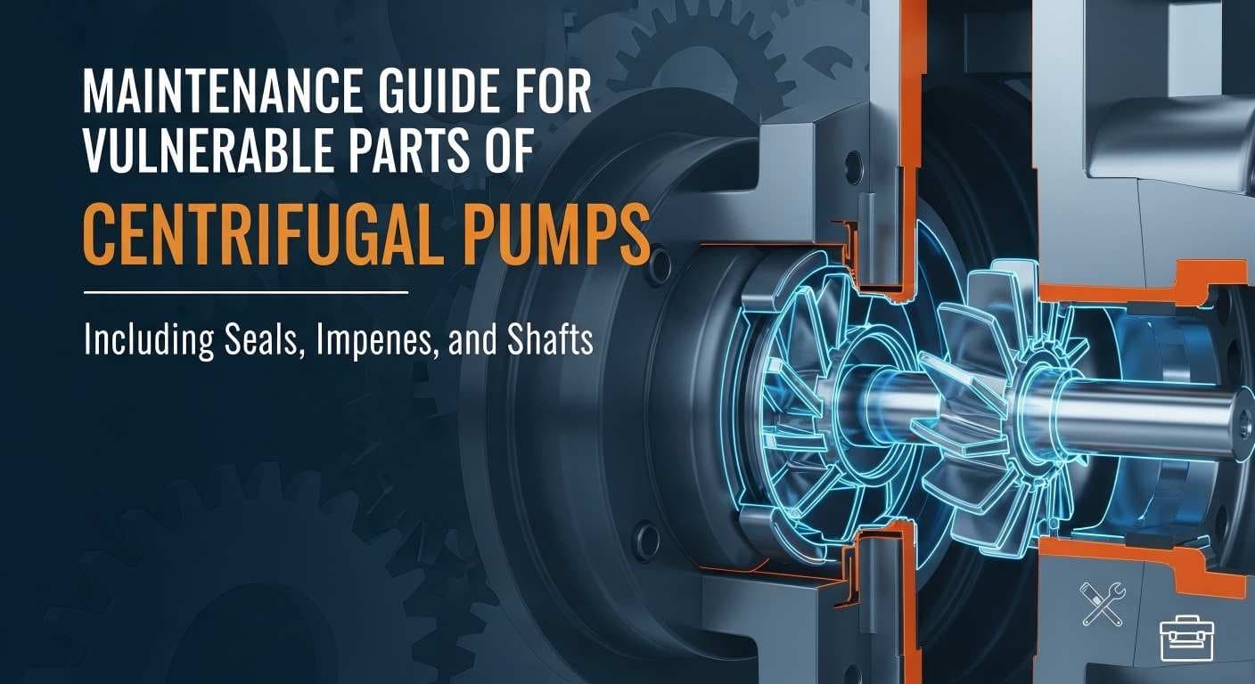 Maintenance Guide for Vulnerable Parts of Centrifugal Pumps Including Seals, Impellers and Shafts