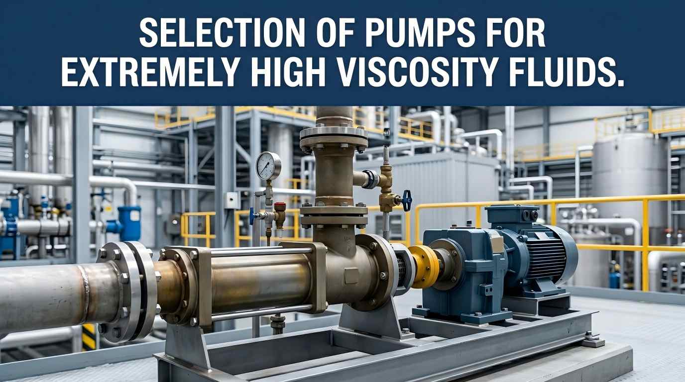 Selection of Pumps for Extremely High Viscosity Fluids