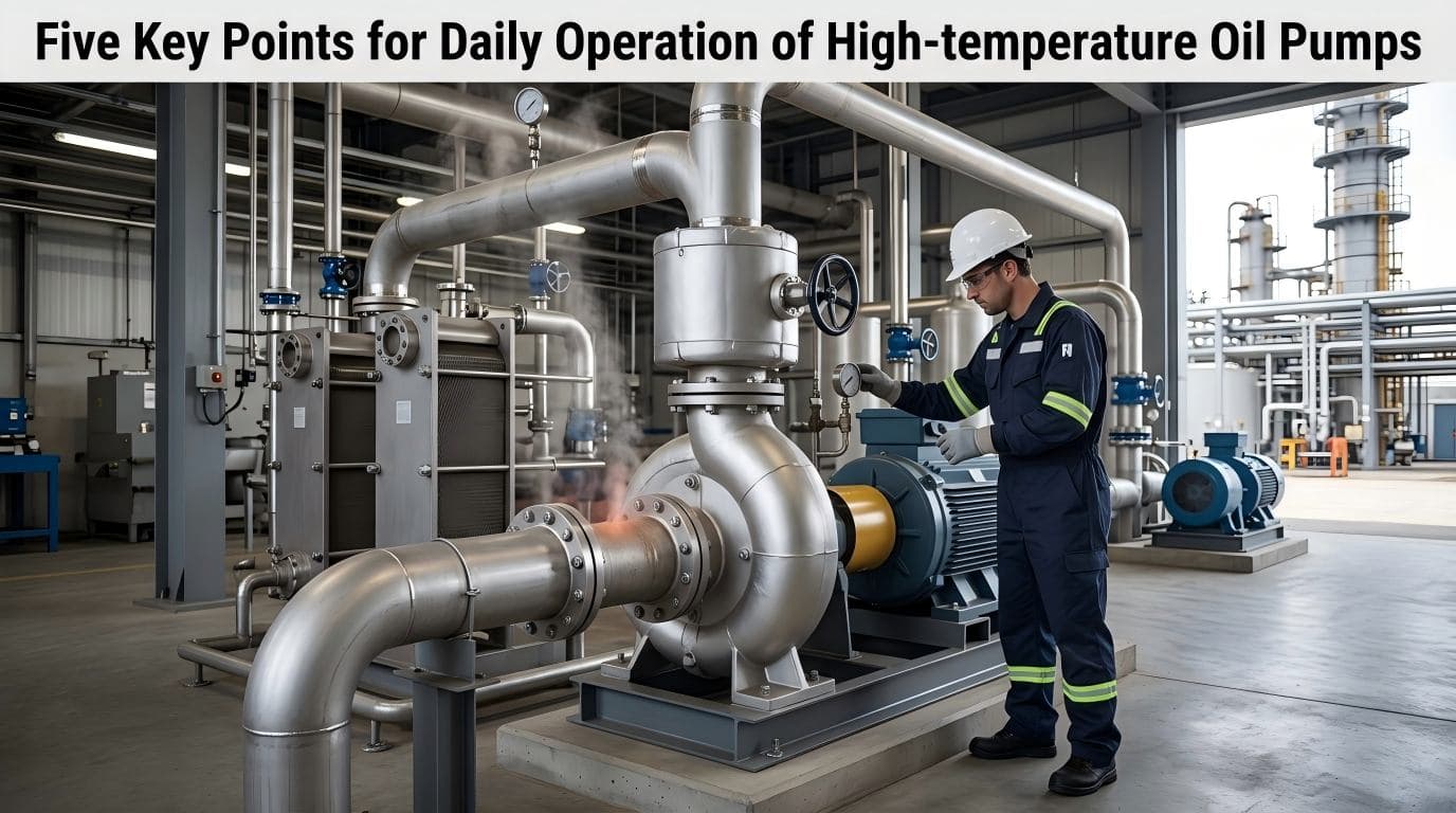 Five Key Notes for Daily Operation of High-Temperature Oil Pumps