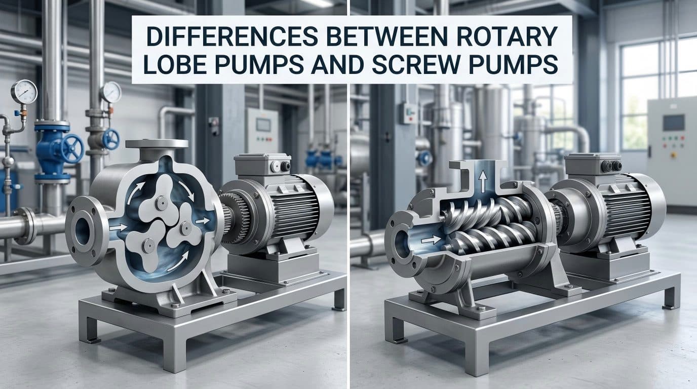 Differences Between Rotary Lobe Pumps and Screw Pumps