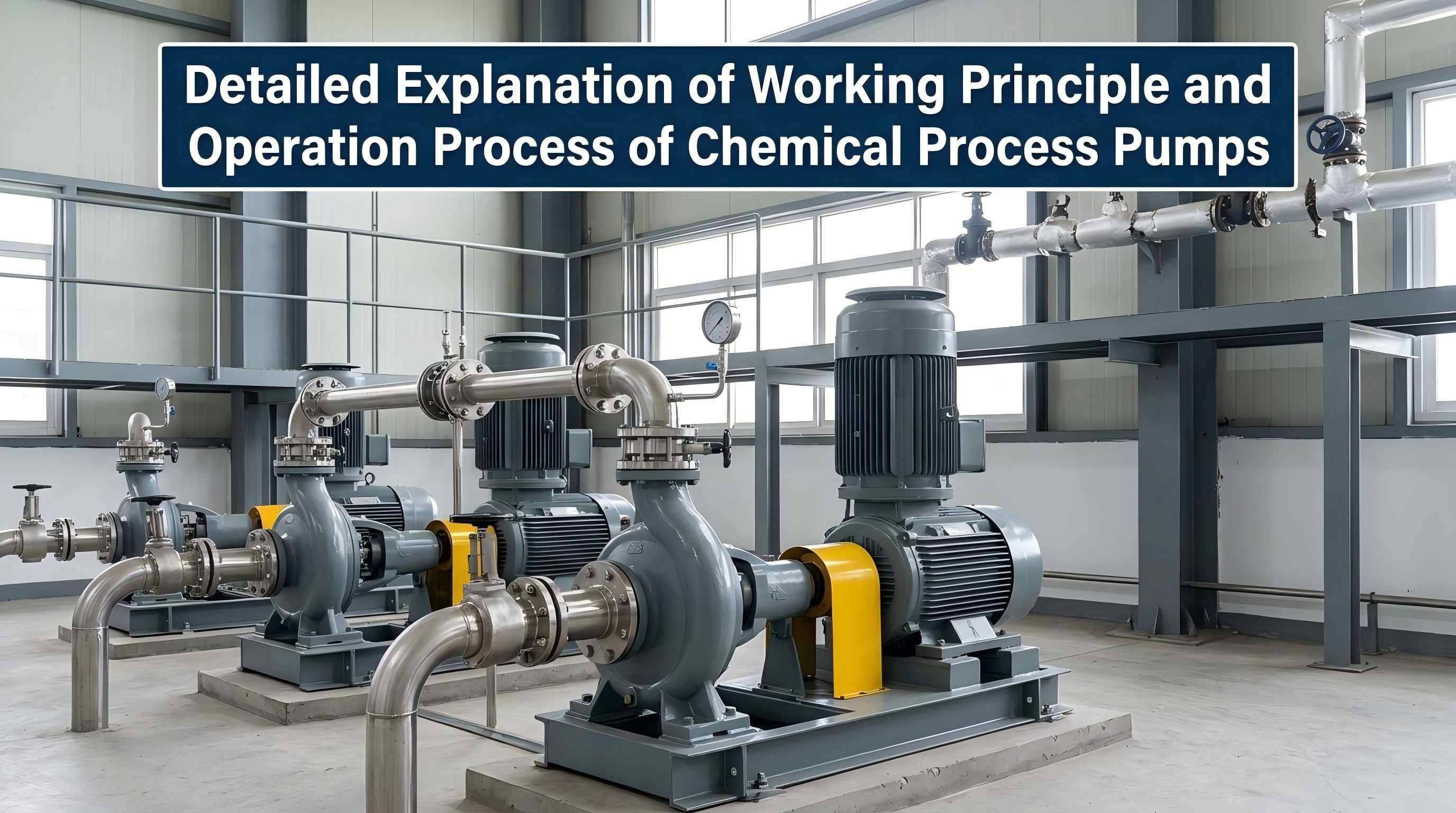 Detailed Explanation of Working Principle and Operation Process of Chemical Process Pumps
