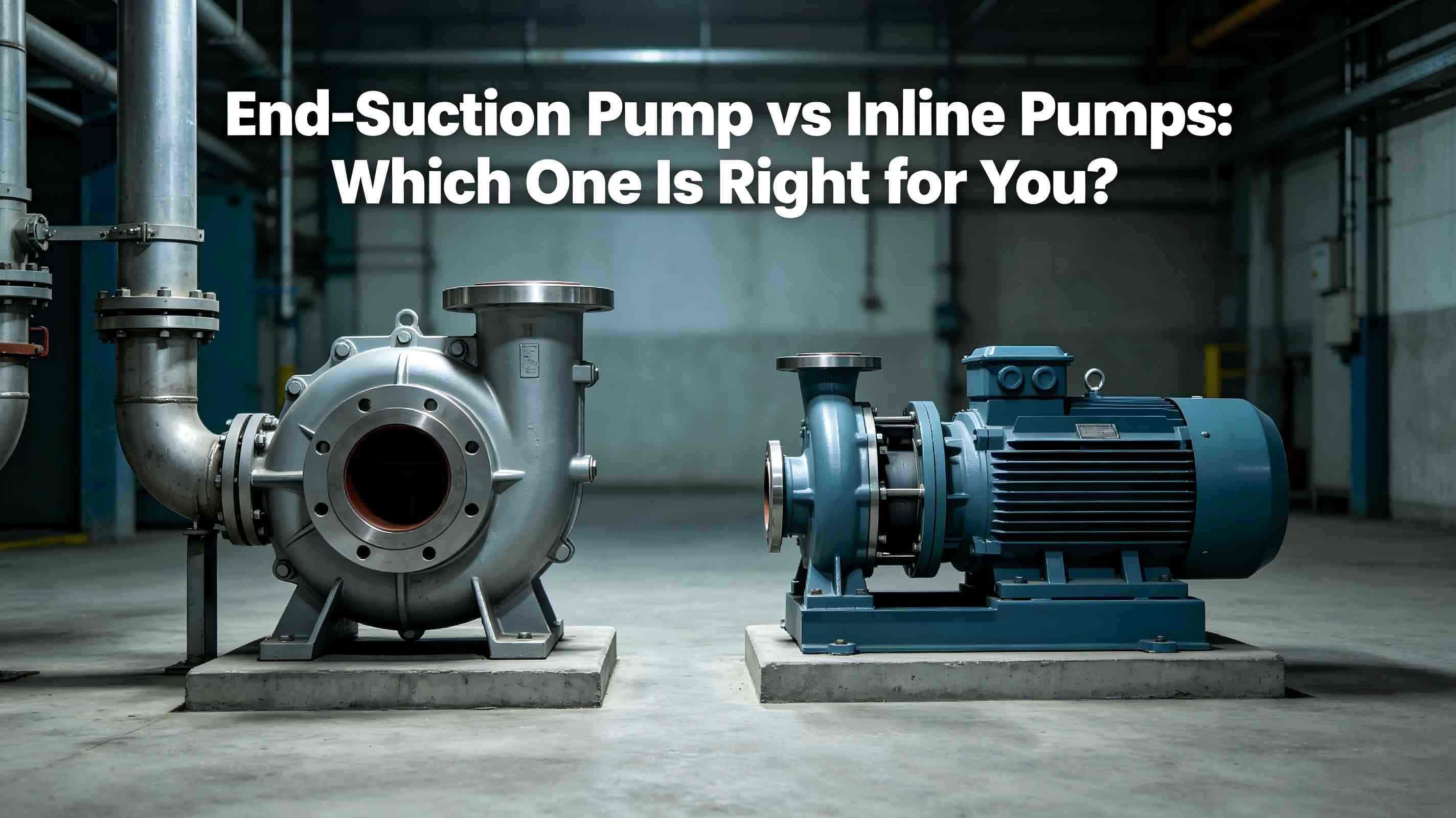 End-Suction Pump vs Inline Pumps: Which One Is Right for You?