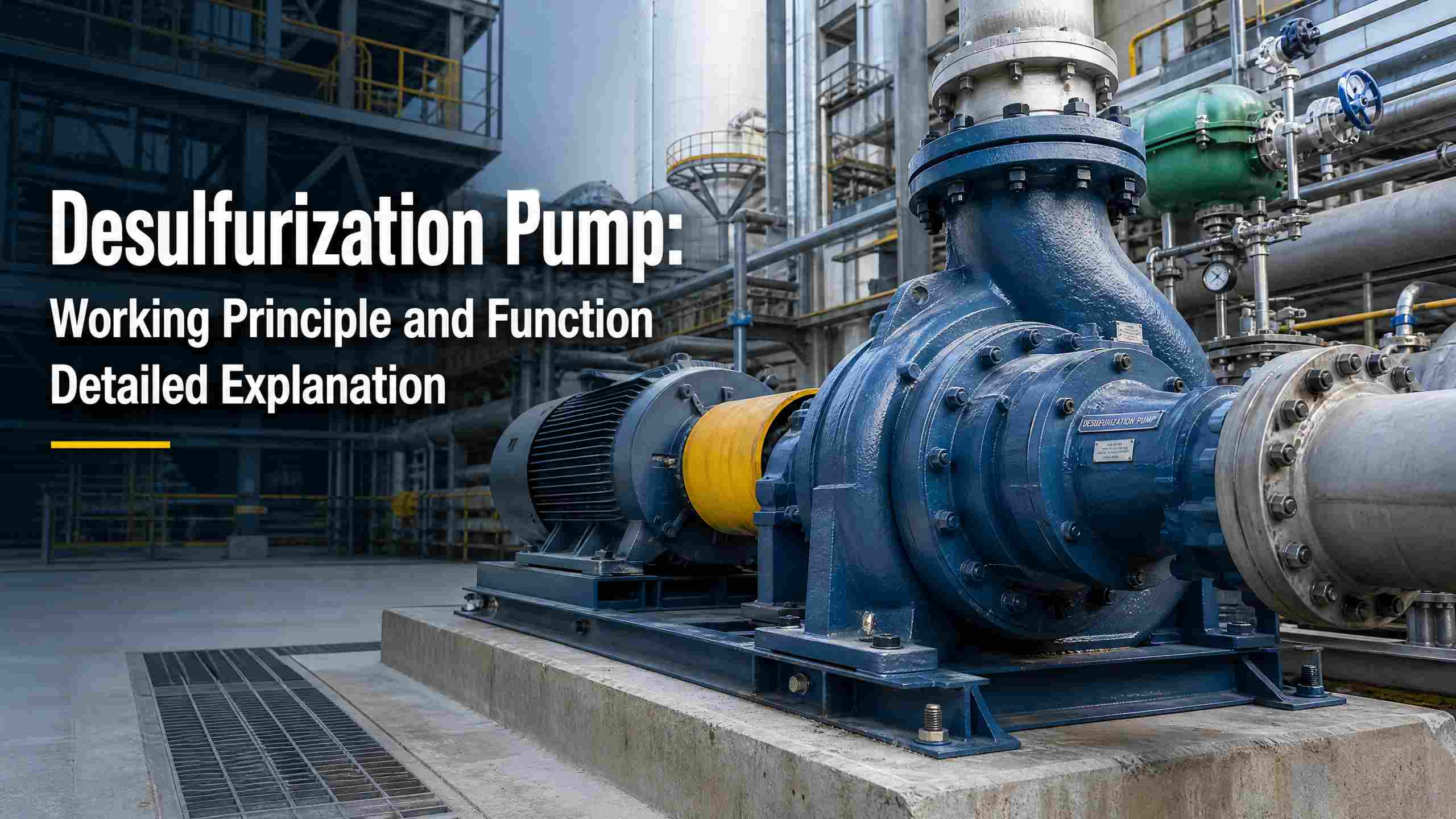 Desulfurization Pump: Working Principle and Function Detailed Explanation